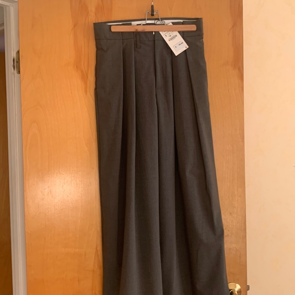 New. Zara Wide Leg Pants. Size S.